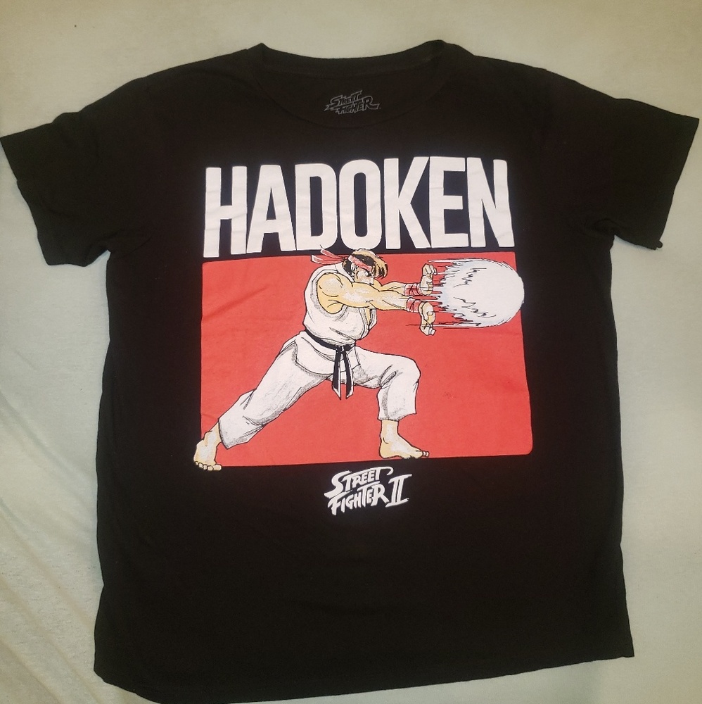 Men's Street Fighter Hadoken t shirt